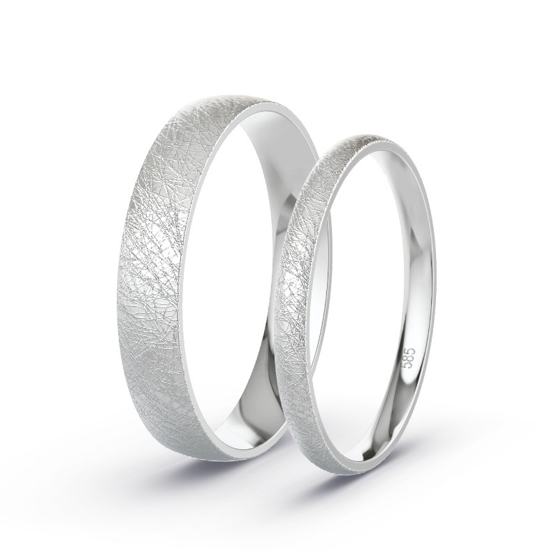 Wedding Rings White Gold - Diamonds - Model N°1510 Wedding Rings White Gold - Diamonds - Model N°1510