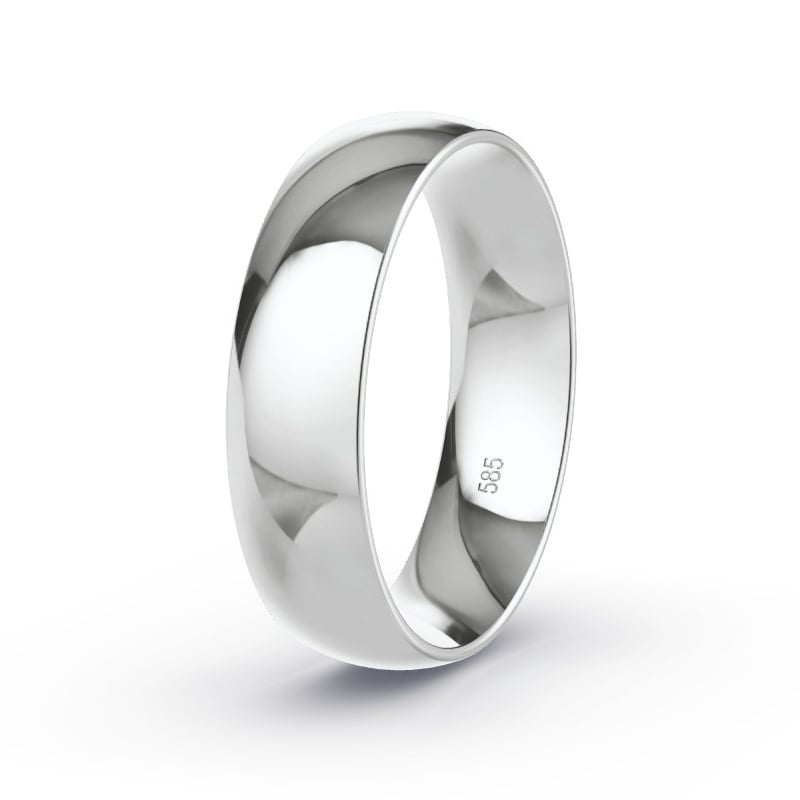 Wedding Ring White Gold - Model N°2145 Wedding Ring White Gold - Model N°2145