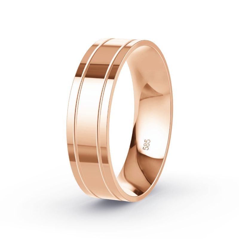 Wedding Ring Rose Gold - Model N°2161