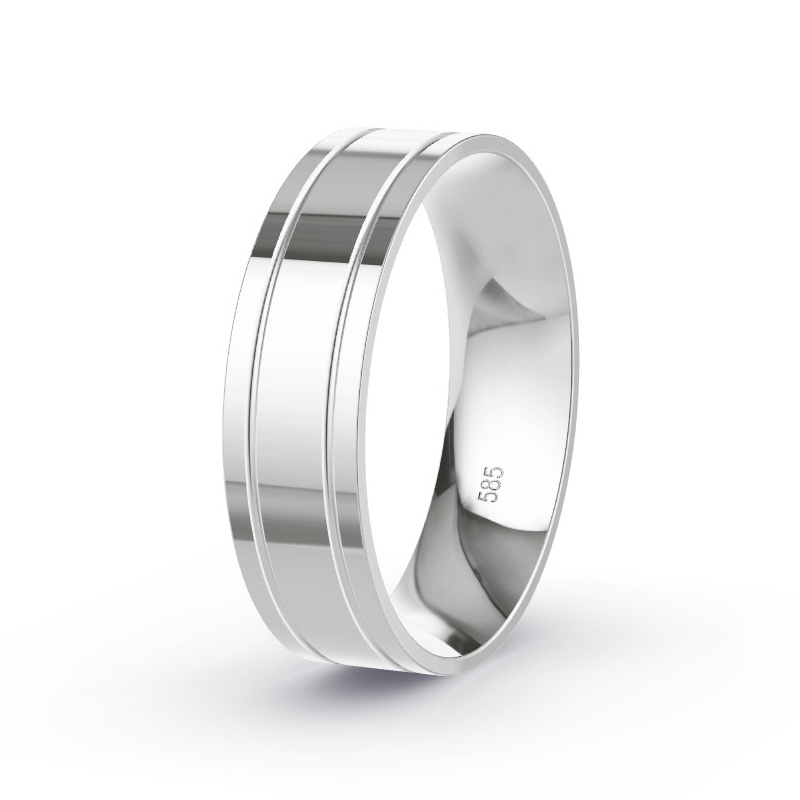 Wedding Ring White Gold - Model N°2161