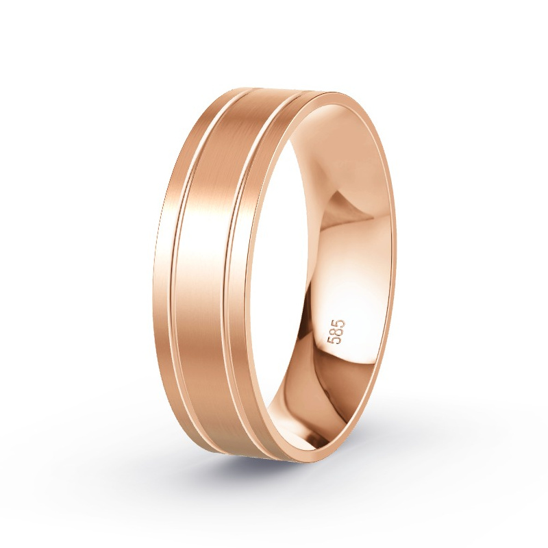 Wedding Ring Rose Gold - Model N°2162