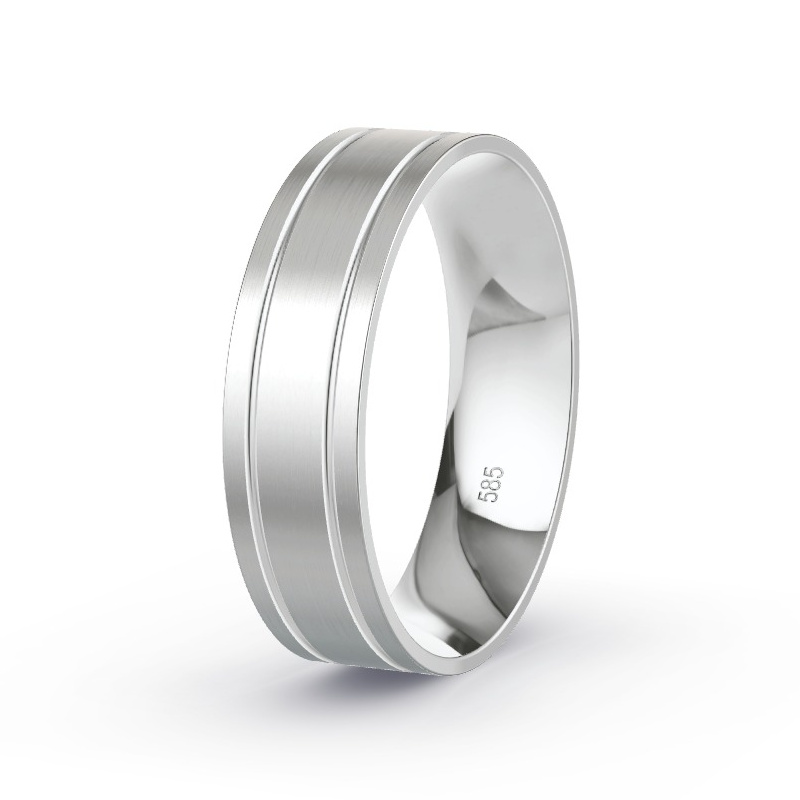 Wedding Ring White Gold - Model N°2162
