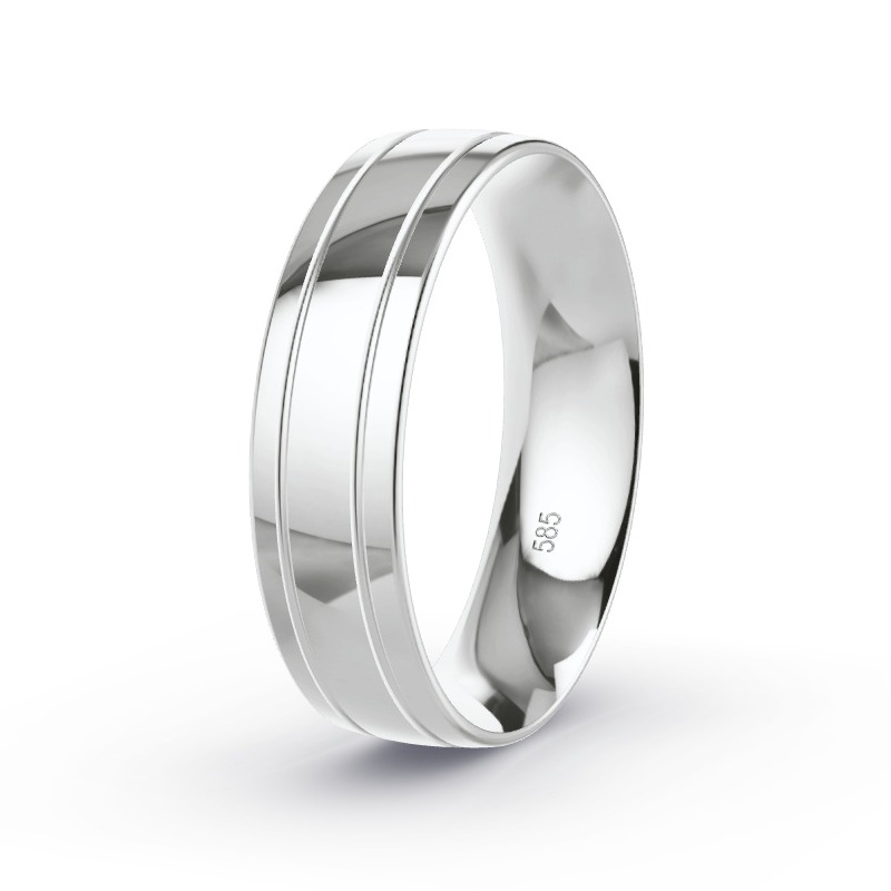 Wedding Ring White Gold - Model N°2163