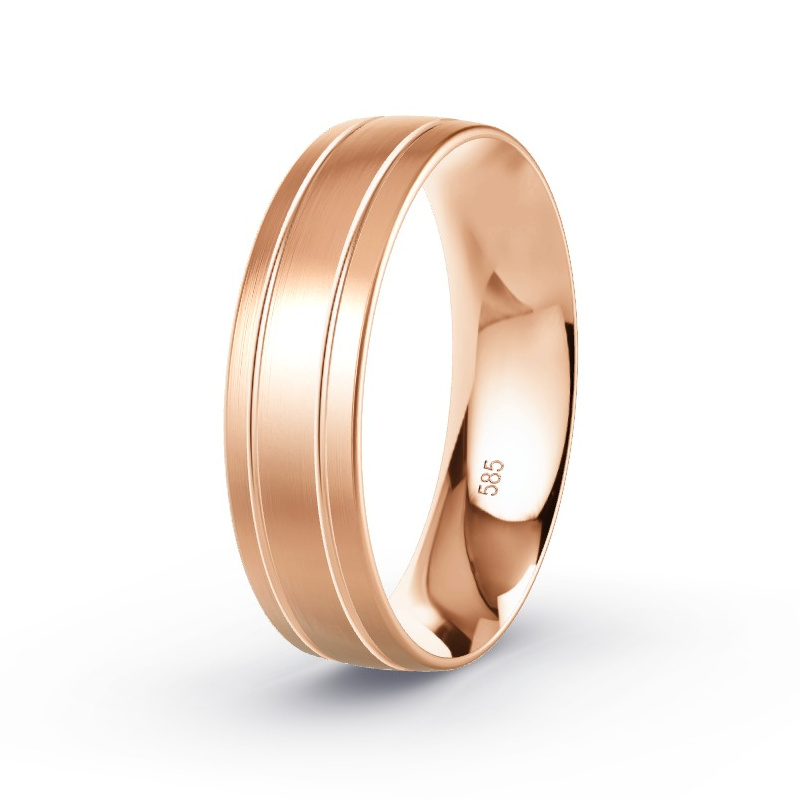 Wedding Ring Rose Gold - Model N°2164