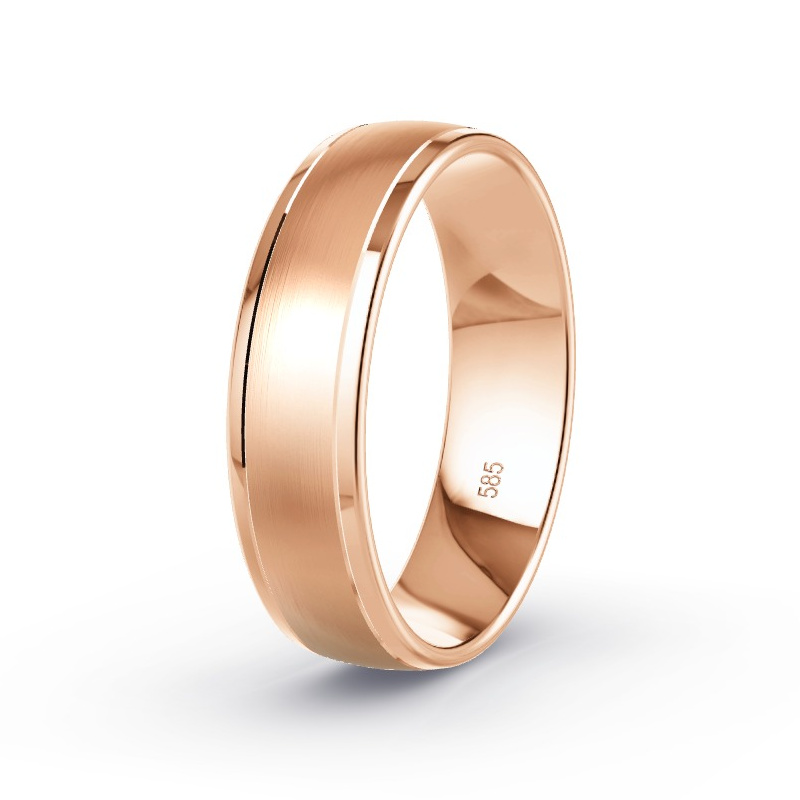 Wedding Ring Rose Gold - Model N°2166 Wedding Ring Rose Gold - Model N°2166