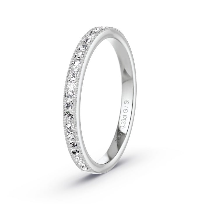 Women's Wedding Ring Platinum - 0.23ct Diamonds - Model N°4131 Women's Wedding Ring Platinum - 0.23ct Diamonds - Model N°4131