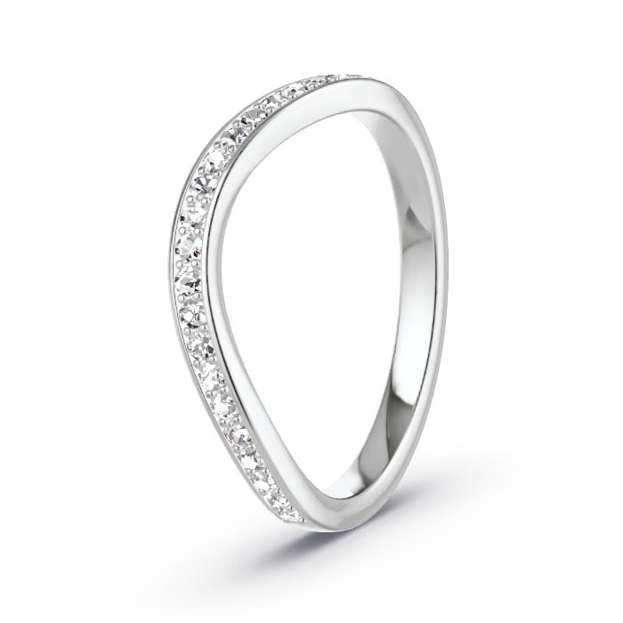 Women's Wedding Ring Platinum - 0.23ct Diamonds - Model N°4134 Women's Wedding Ring Platinum - 0.23ct Diamonds - Model N°4134