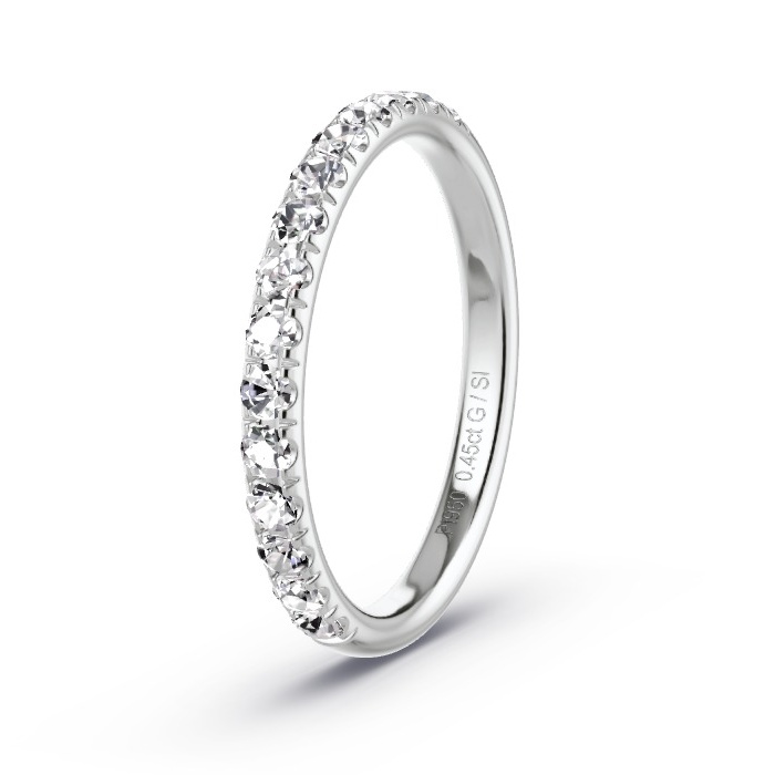 Women's Wedding Ring Platinum - 0.45ct Diamonds - Model N°4138