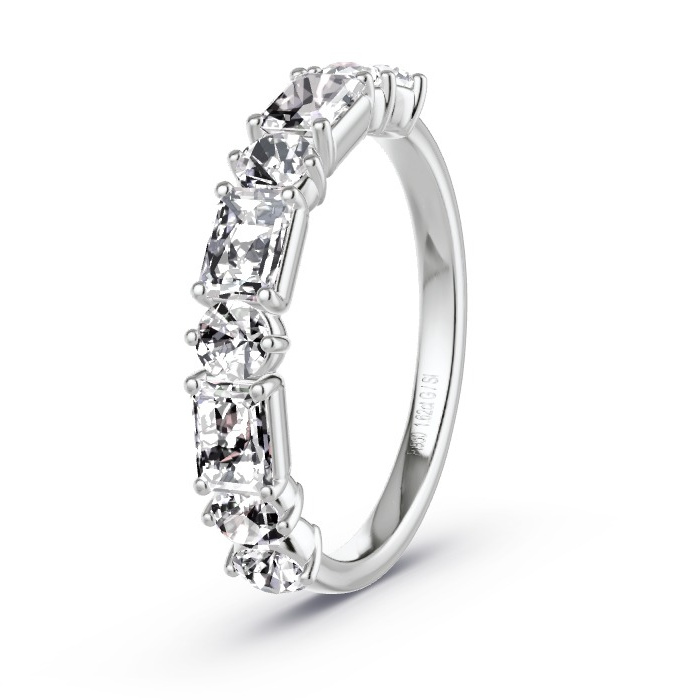 Women's Wedding Ring Platinum - 1.62ct Diamonds - Model N°4148