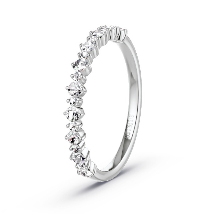 Women's Wedding Ring Platinum - 0.39ct Diamonds - Model N°4156