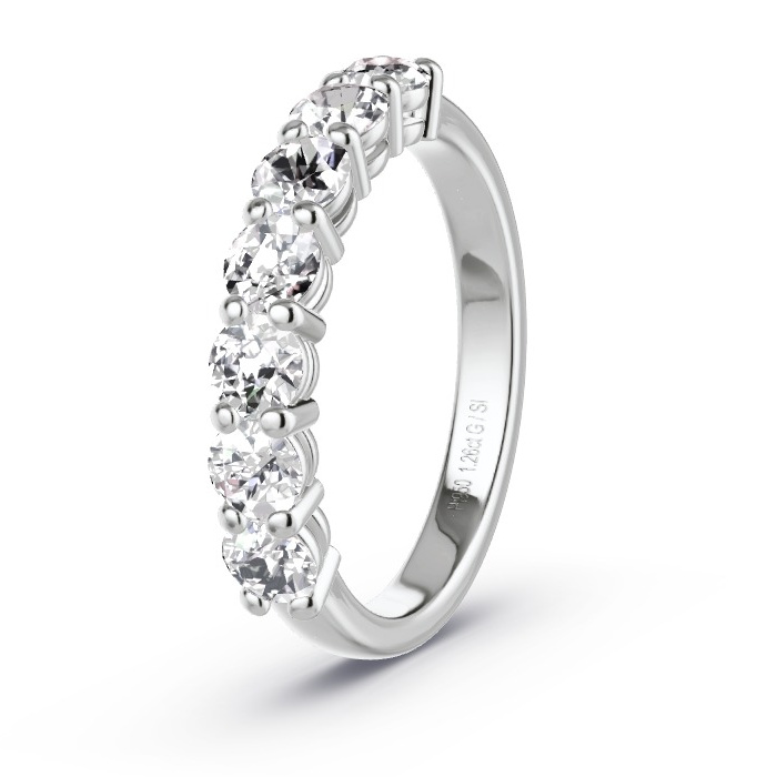 Women's Wedding Ring Platinum - 1.26ct Diamonds - Model N°4159
