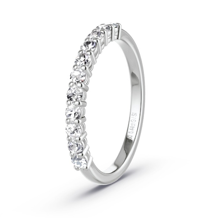 Women's Wedding Ring Platinum - 0.44ct Diamonds - Model N°4161