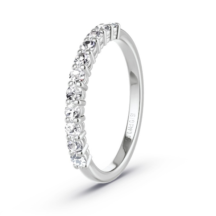 Women's Wedding Ring White Gold - 0.44ct Diamonds - Model N°4161