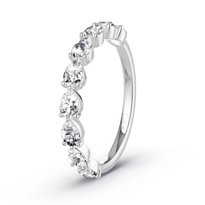 Women's Wedding Ring White Gold - 1.08ct Diamonds - Model N°4169